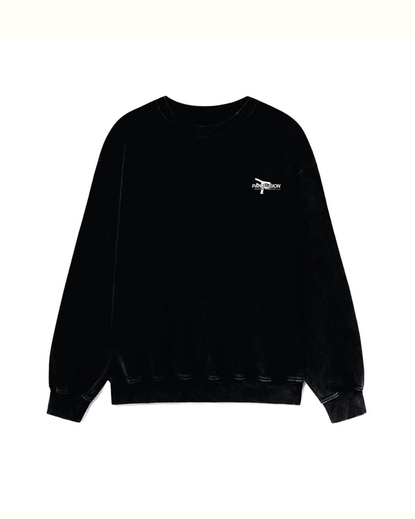 THE COMMUNITY SLIT FADED OVERSIZED SWEATSHIRT