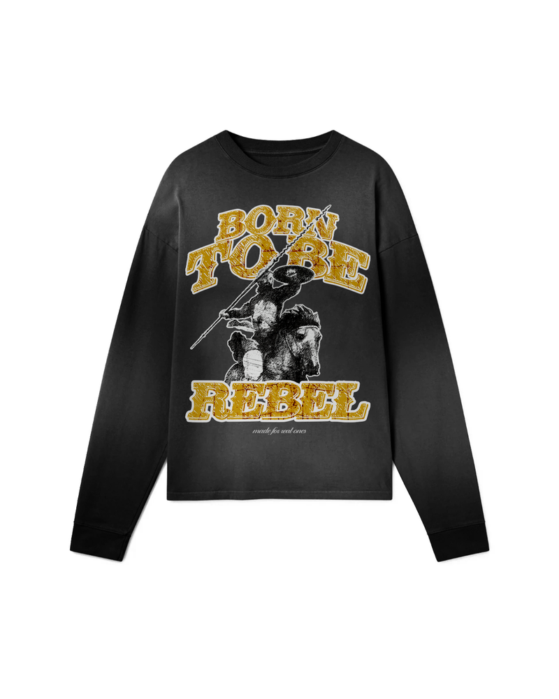 BORN TO BE REBEL OVERSIZED LONG SLEEVE
