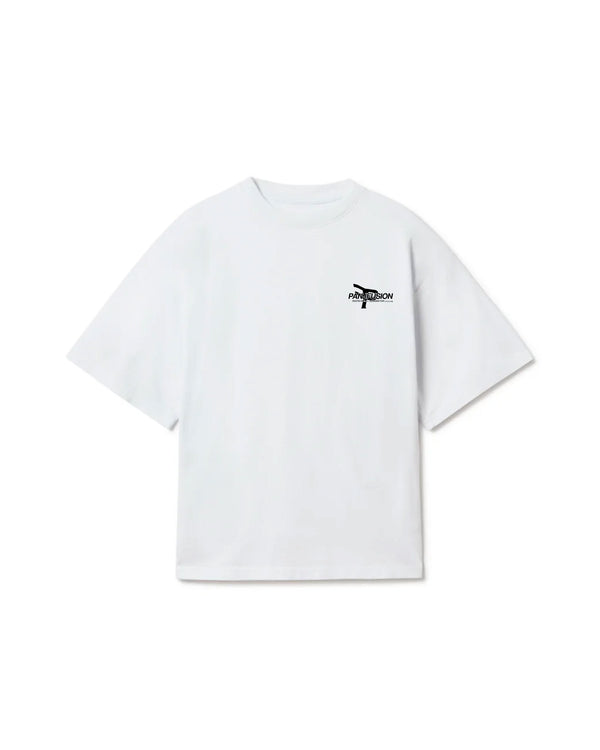 THE COMMUNITY WHITE OVERSIZED T-SHIRT